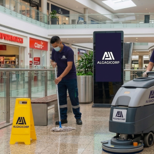 limpieza en malls
